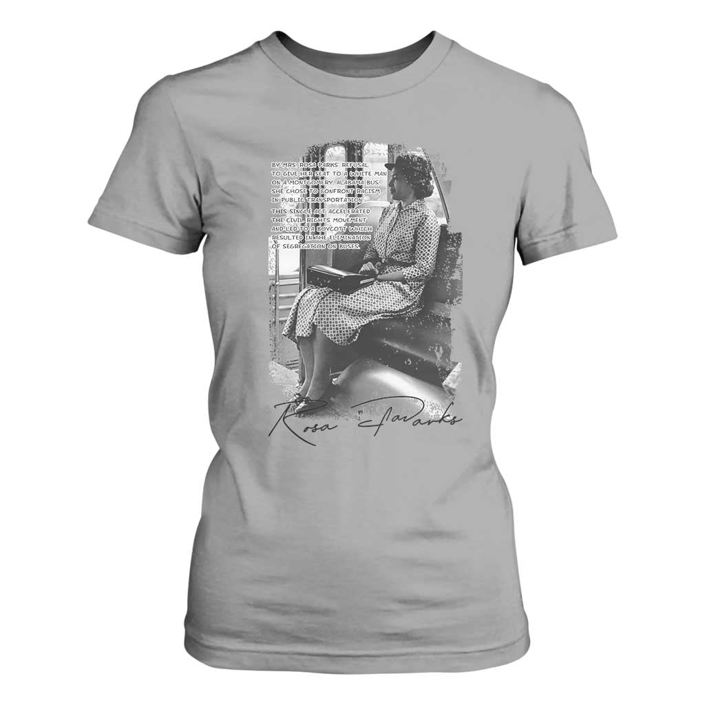Rosa Parks Montgomery Bus Boycott T Shirt For Women Civil Rights History