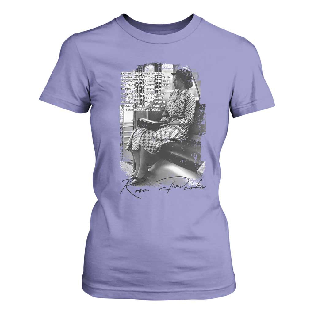 Rosa Parks Montgomery Bus Boycott T Shirt For Women Civil Rights History