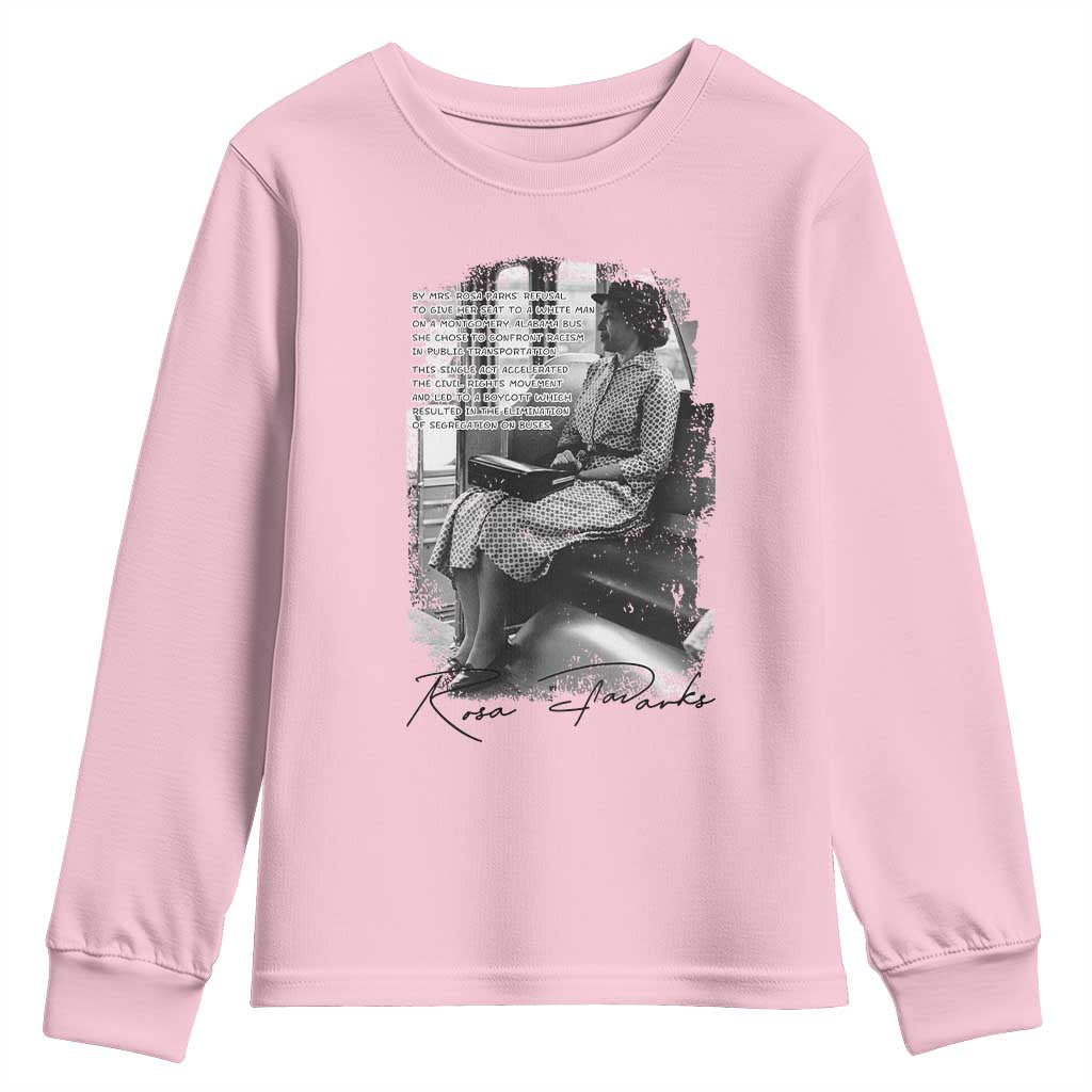 Rosa Parks Montgomery Bus Boycott Youth Sweatshirt Civil Rights History