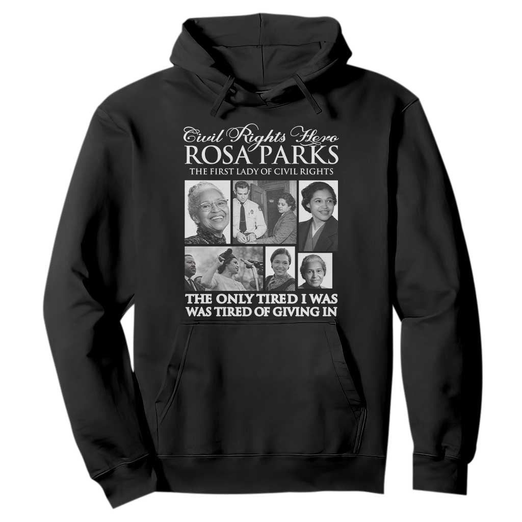 Rosa Parks Mother Of The Civil Rights Movement Hoodie Black History Salutes