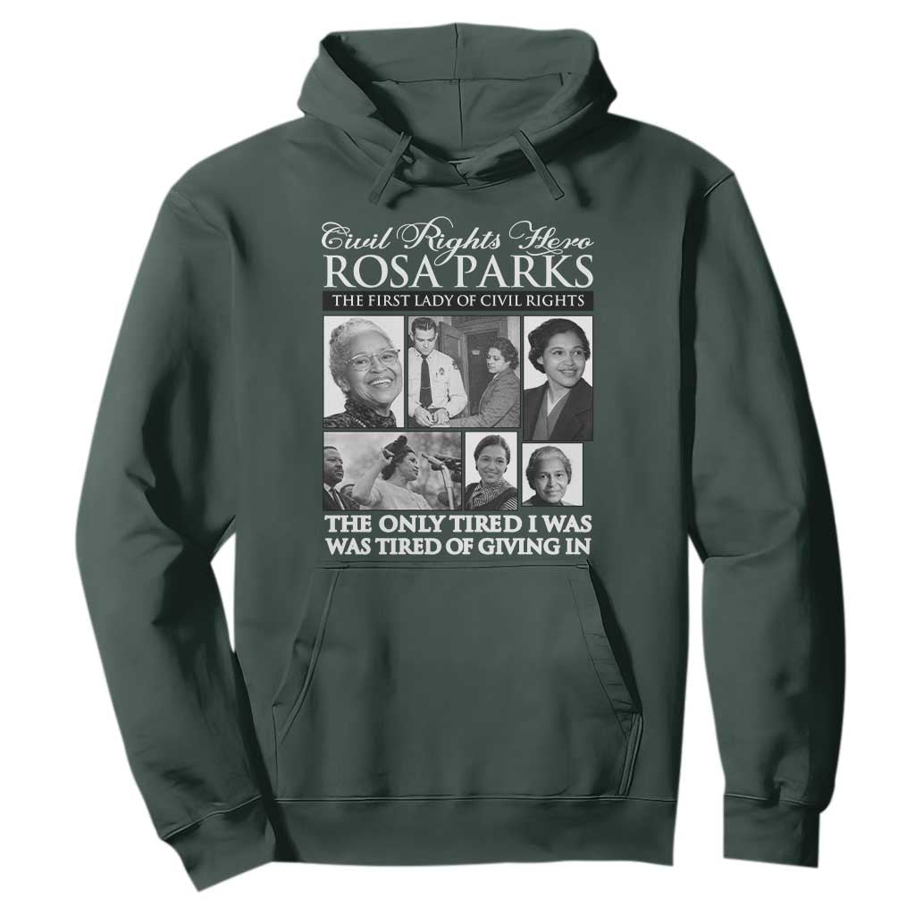 Rosa Parks Mother Of The Civil Rights Movement Hoodie Black History Salutes