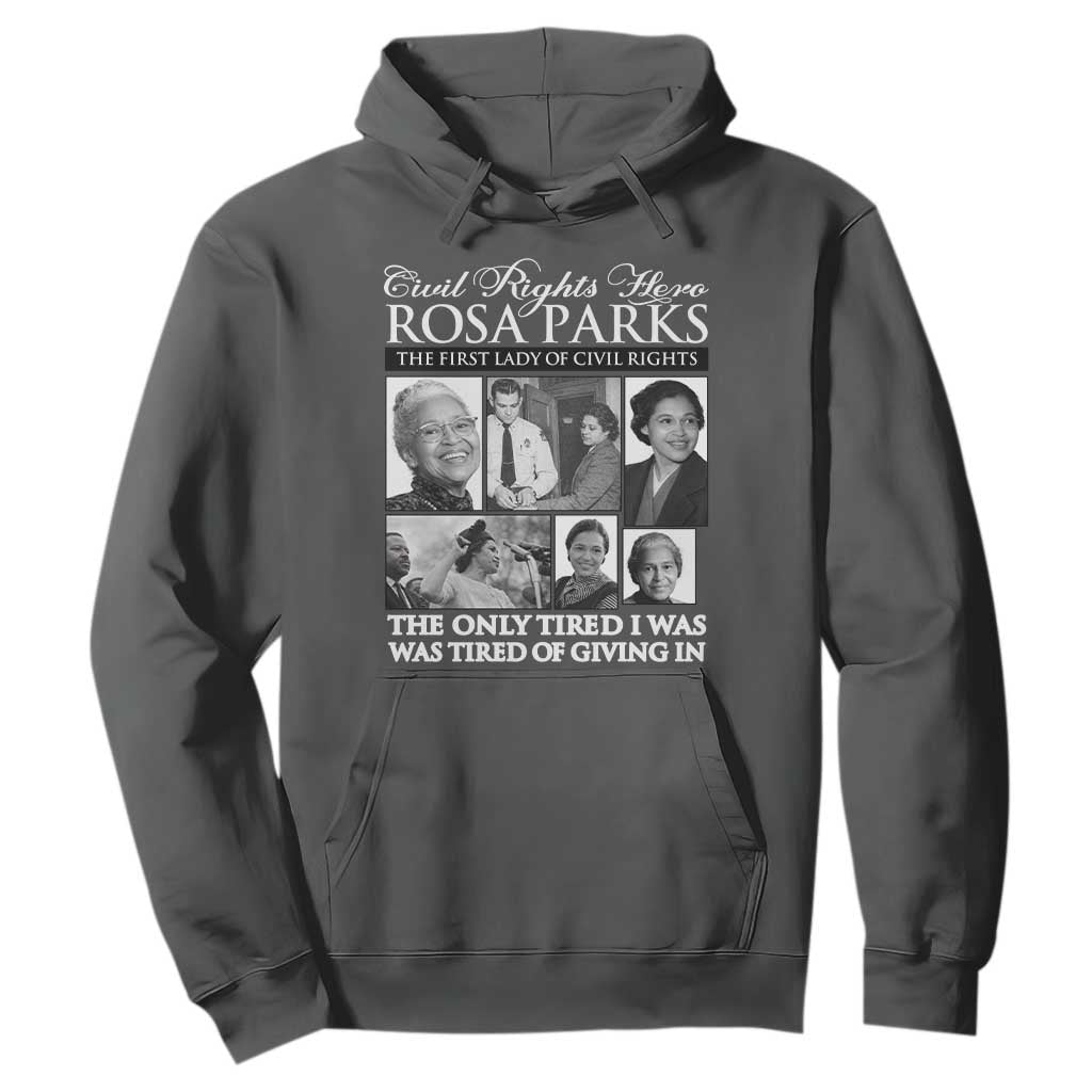 Rosa Parks Mother Of The Civil Rights Movement Hoodie Black History Salutes