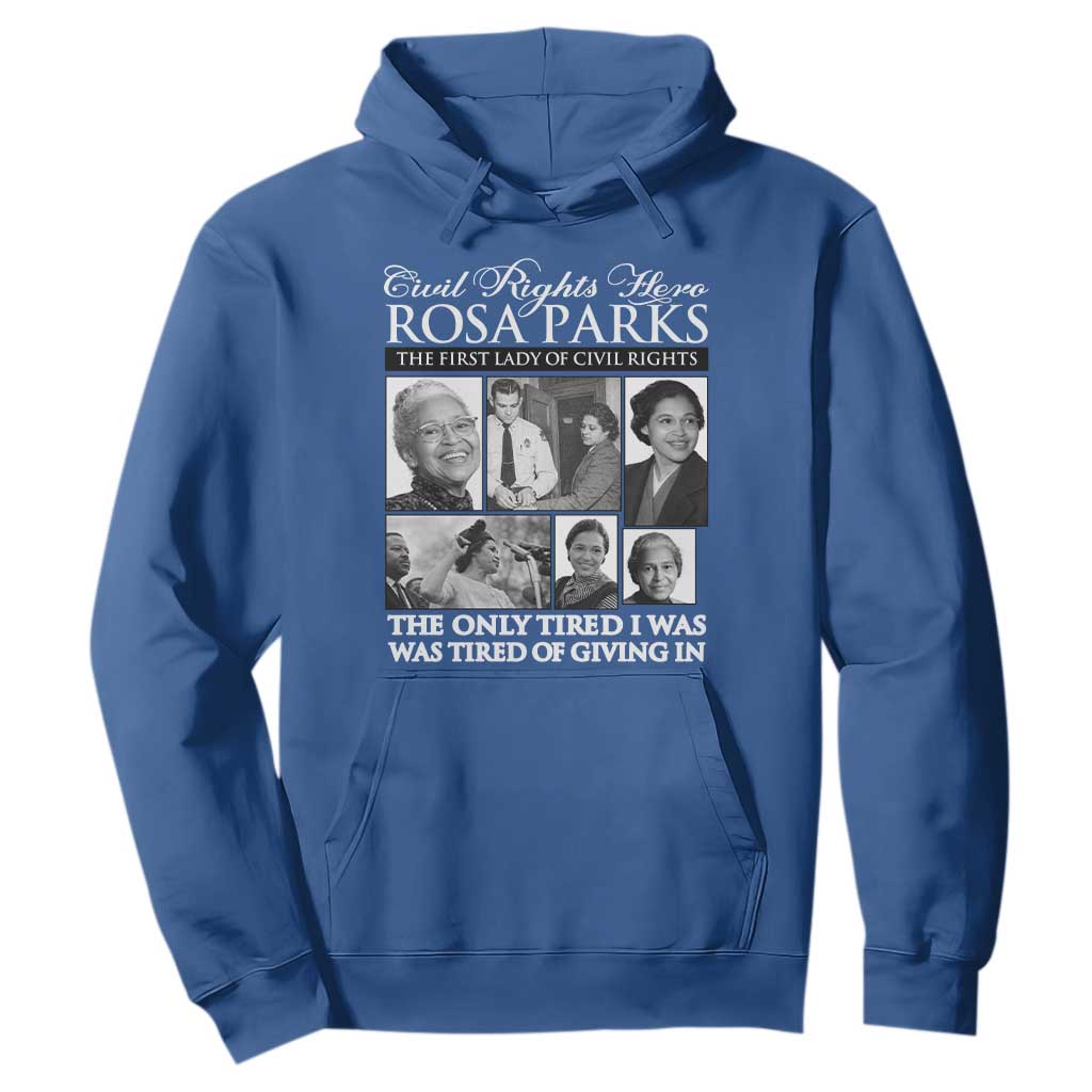 Rosa Parks Mother Of The Civil Rights Movement Hoodie Black History Salutes