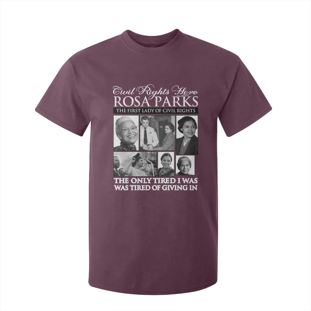 Rosa Parks Mother Of The Civil Rights Movement T Shirt For Kid Black History Salutes