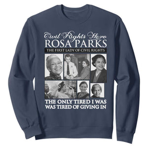 Rosa Parks Mother Of The Civil Rights Movement Sweatshirt Black History Salutes