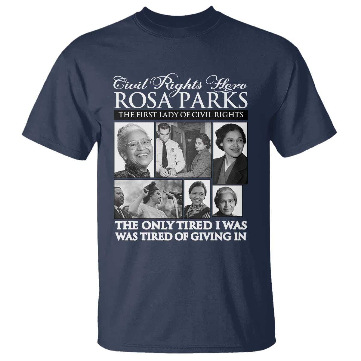 Rosa Parks Mother Of The Civil Rights Movement T Shirt Black History Salutes