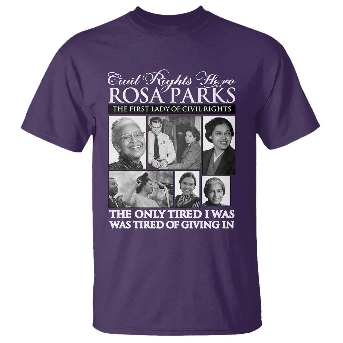 Rosa Parks Mother Of The Civil Rights Movement T Shirt Black History Salutes