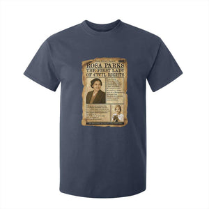Vintage Newspaper Rosa Parks T Shirt For Kid Civil Rights Hero