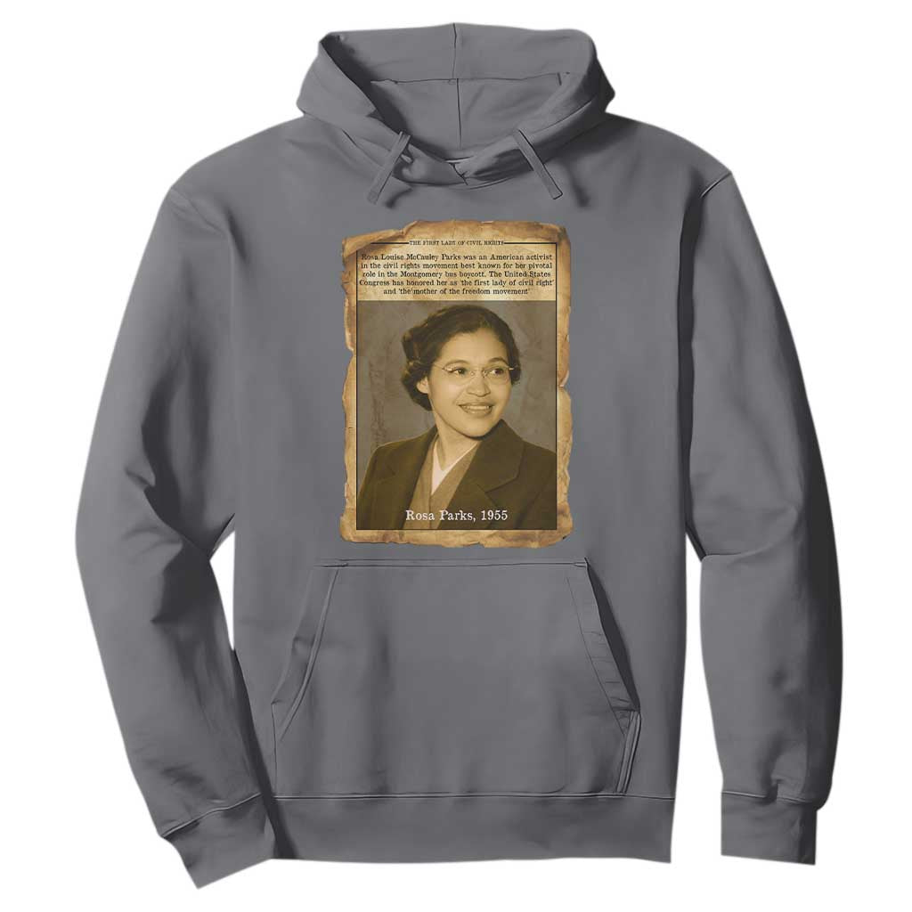 Vintage Rosa Parks Hoodie First Lady Of Civil Rights
