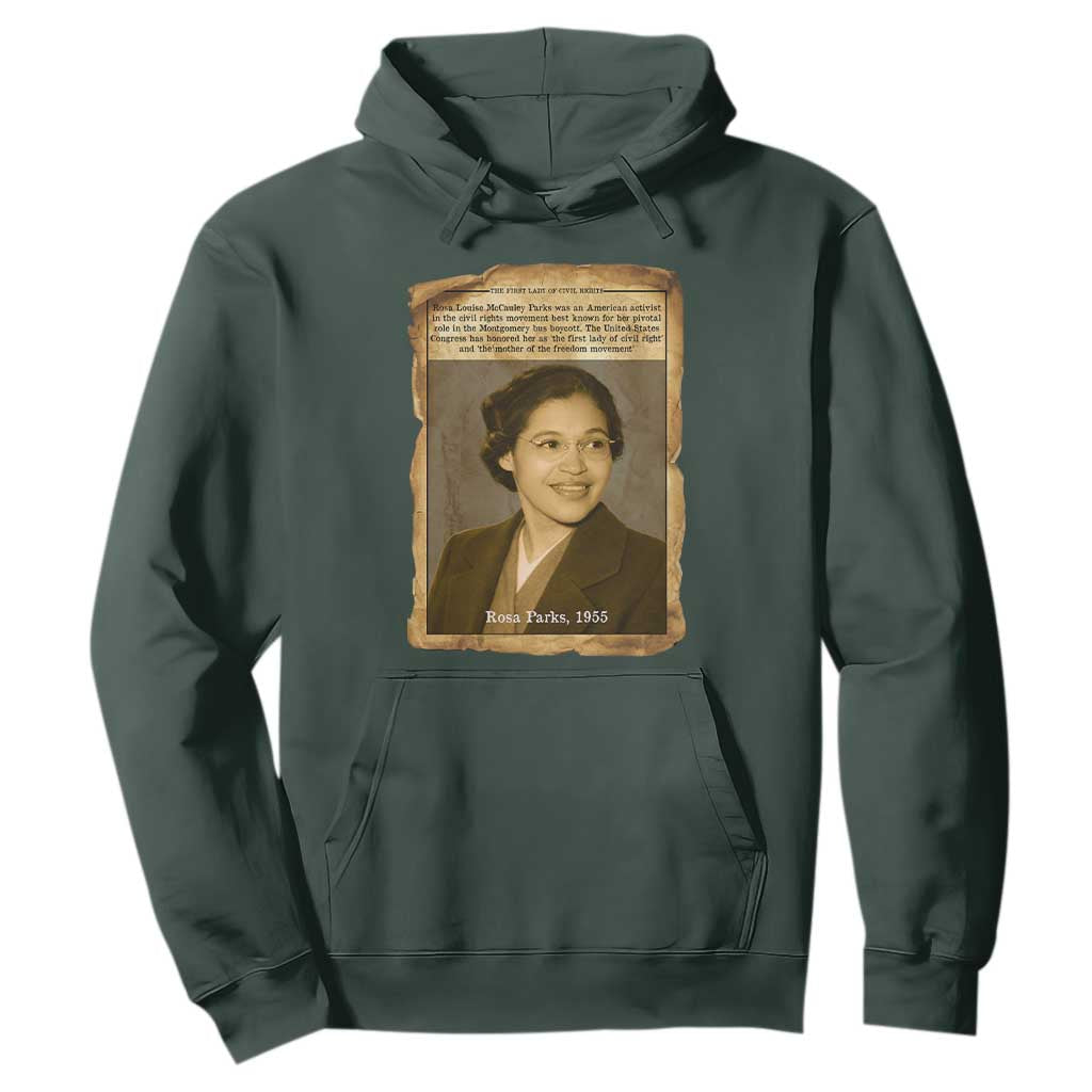 Vintage Rosa Parks Hoodie First Lady Of Civil Rights