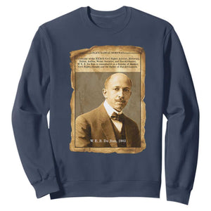 Vintage Newspaper W E B Du Bois Sweatshirt Civil Rights Pioneer