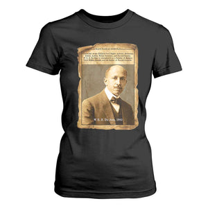 Vintage Newspaper W E B Du Bois T Shirt For Women Civil Rights Pioneer