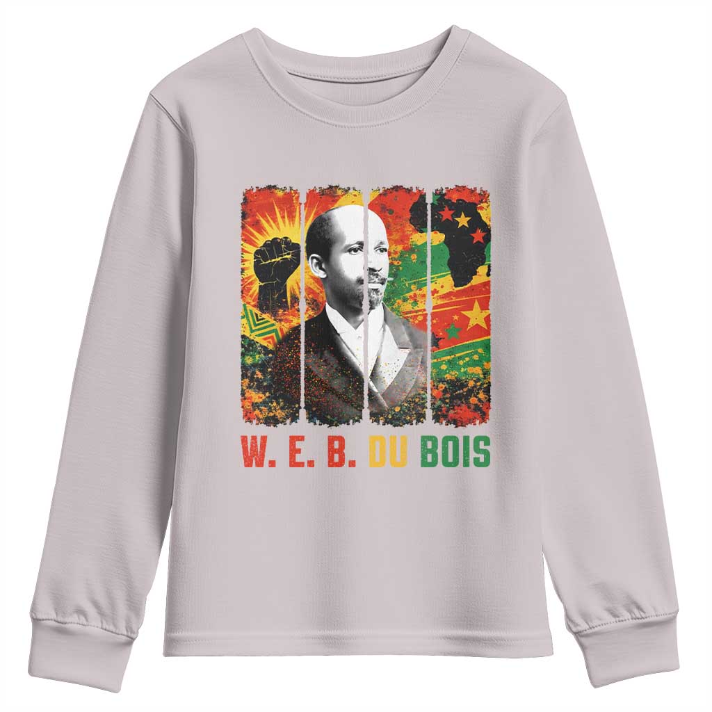 W E B Du Bois Youth Sweatshirt Civil Rights Leader Gift