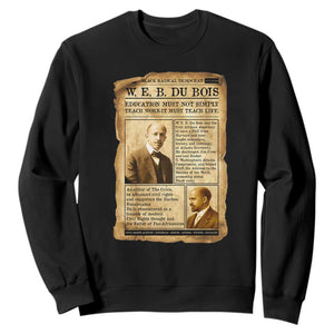 Vintage Newspaper W E B Du Bois Sweatshirt African American Scholar