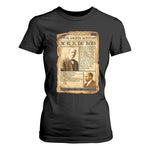 Vintage Newspaper W E B Du Bois T Shirt For Women Civil Rights History