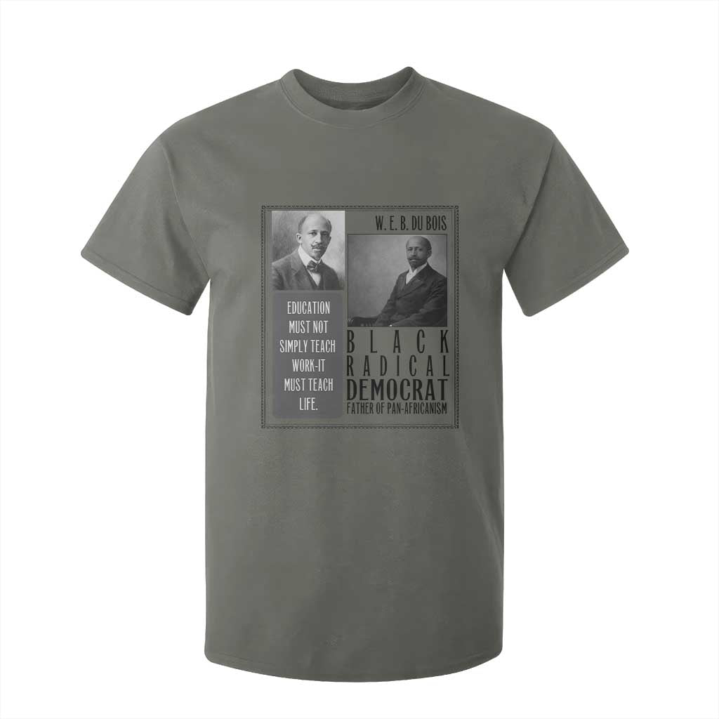 W E B Du Bois T Shirt For Kid Pan Africanism Intellectual Leader