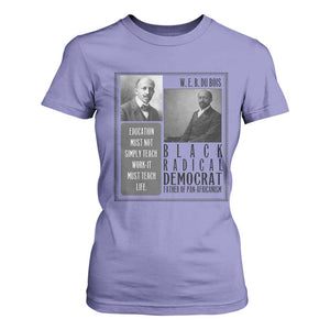 W E B Du Bois T Shirt For Women Pan Africanism Intellectual Leader