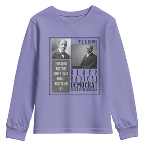 W E B Du Bois Youth Sweatshirt Pan Africanism Intellectual Leader