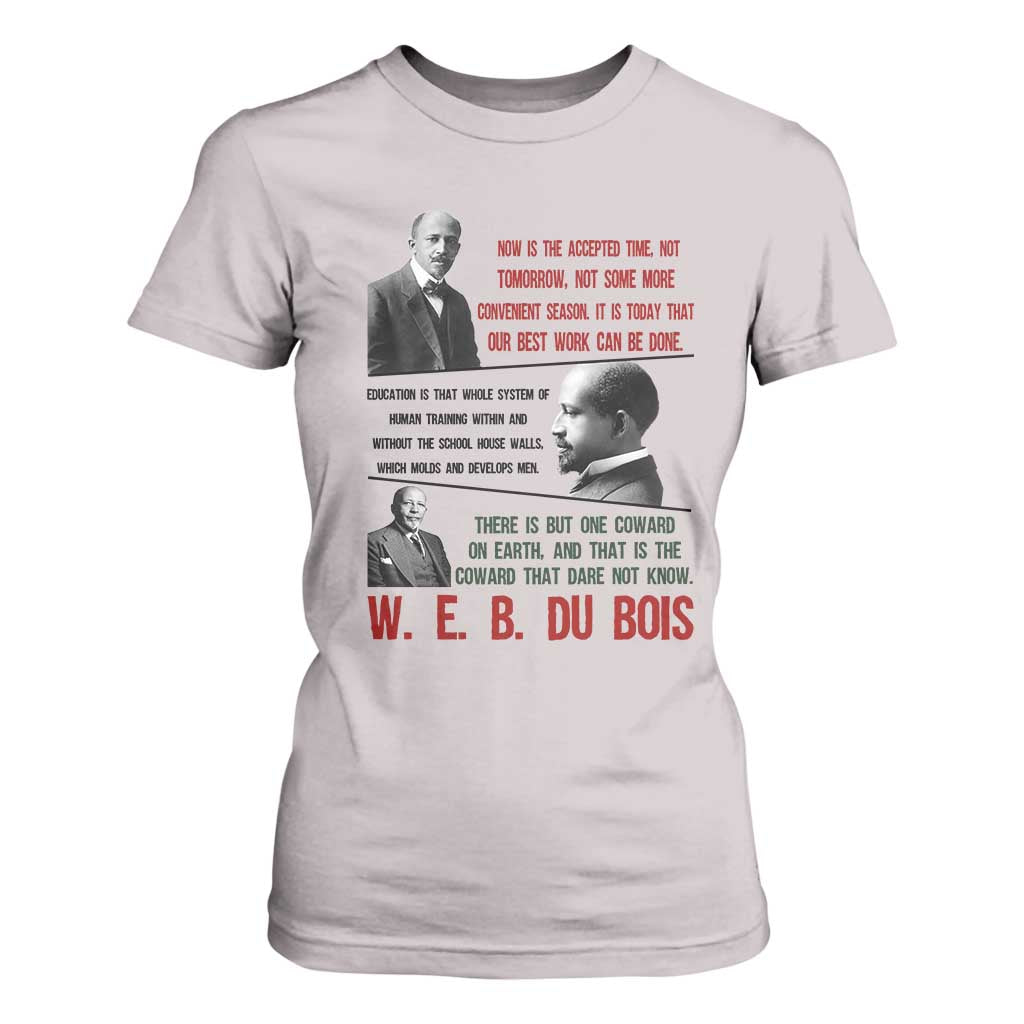 W E B Du Bois Education And Human Development Quote T Shirt For Women