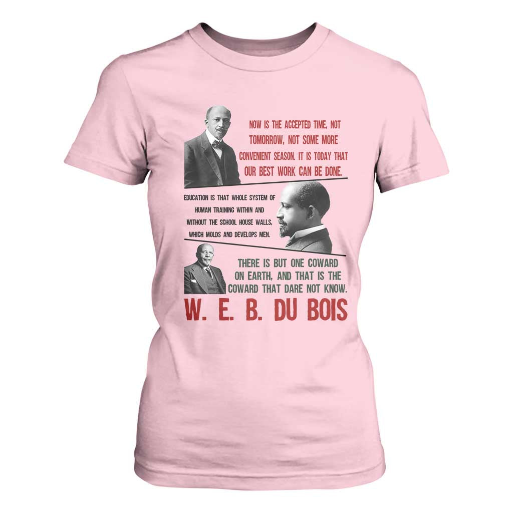 W E B Du Bois Education And Human Development Quote T Shirt For Women