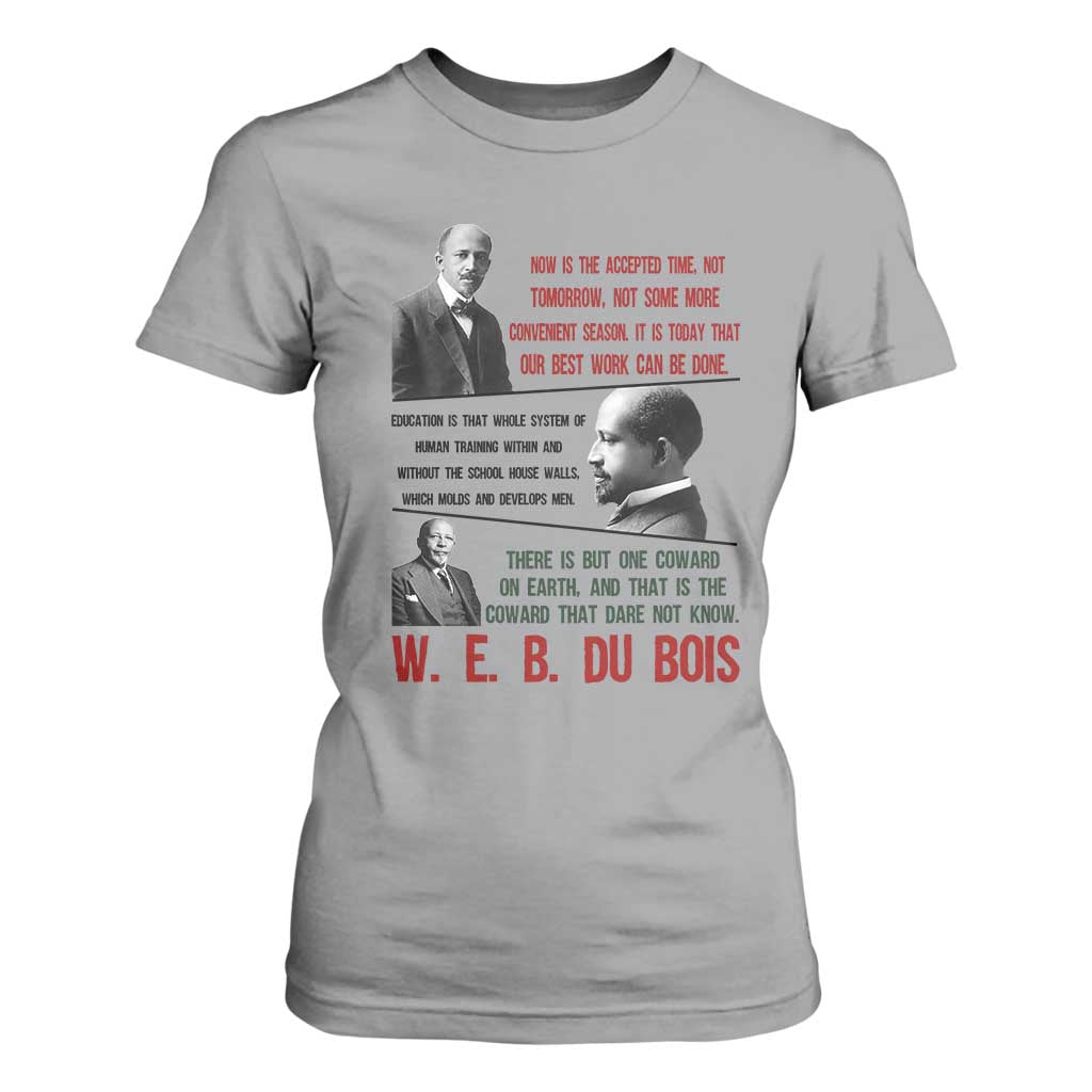 W E B Du Bois Education And Human Development Quote T Shirt For Women