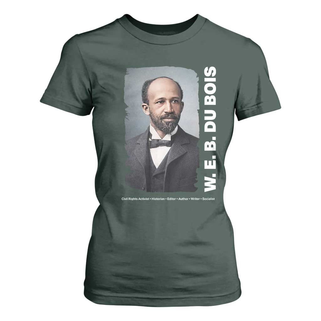 W E B Du Bois T Shirt For Women Black Thought Leader And Intellectual Legacy