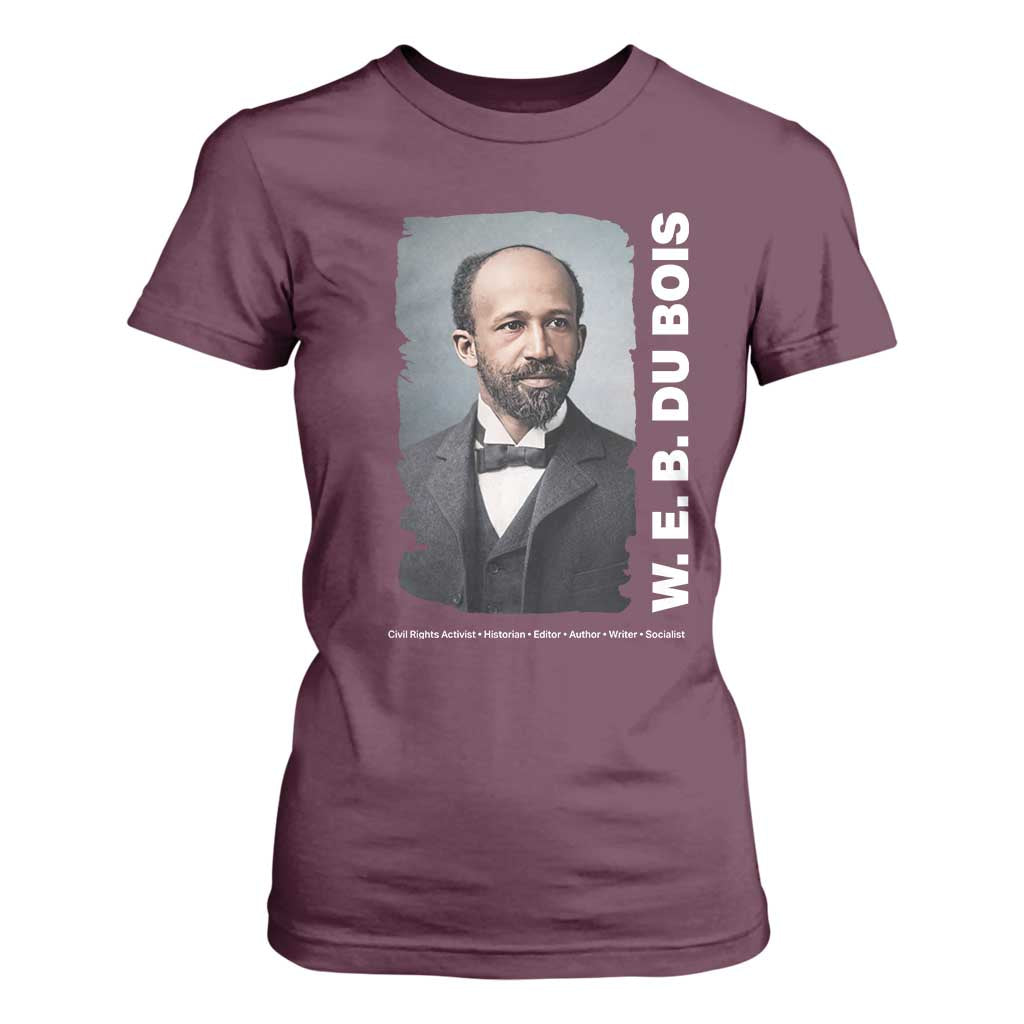 W E B Du Bois T Shirt For Women Black Thought Leader And Intellectual Legacy