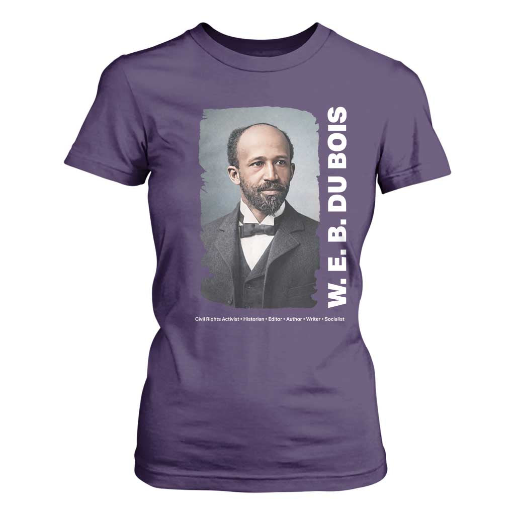 W E B Du Bois T Shirt For Women Black Thought Leader And Intellectual Legacy