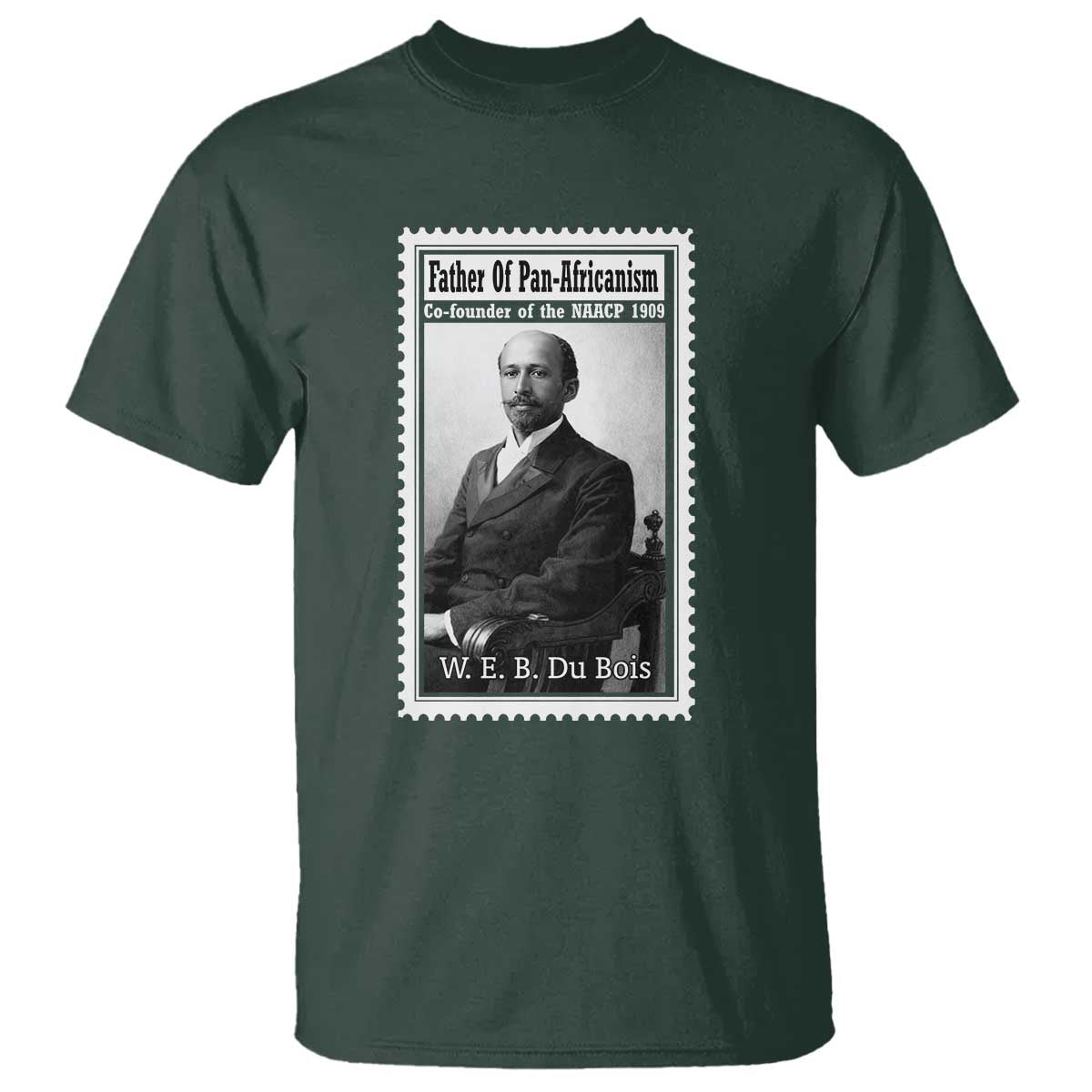 Vintage Stamp W E B Du Bois T Shirt Black Thought Leader