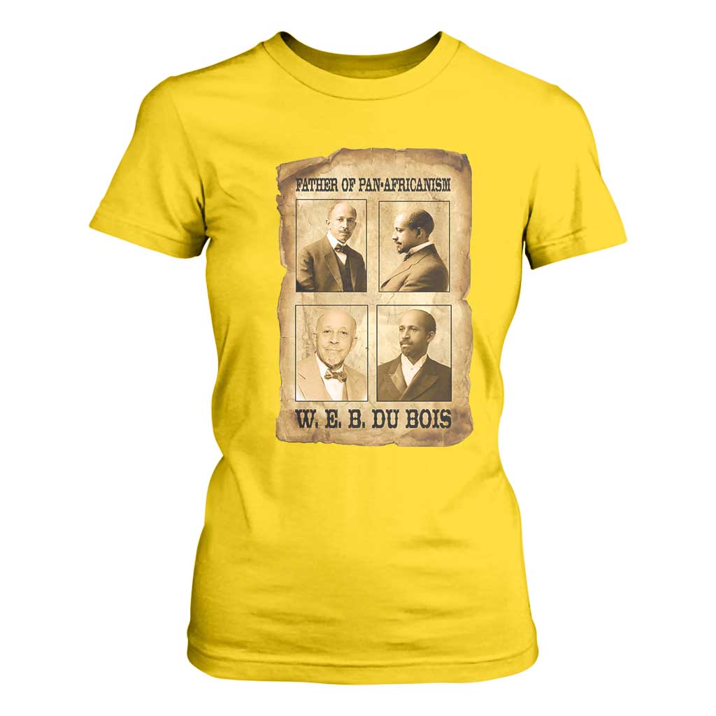 W E B Du Bois T Shirt For Women African American History Gift