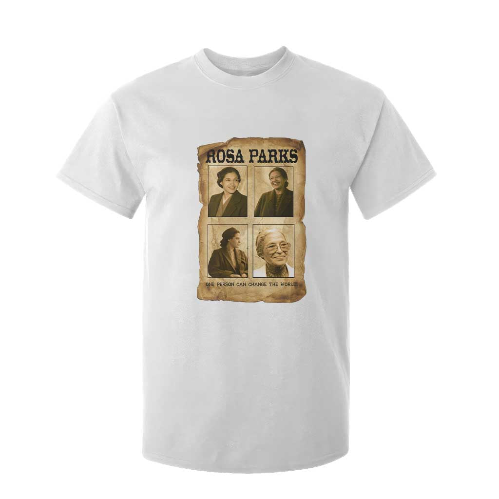 One Person Can Change The World Quote T Shirt For Kid Rosa Parks Legacy