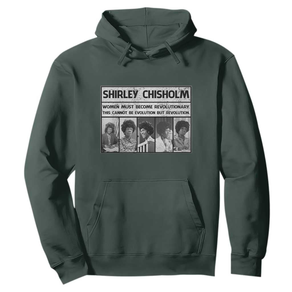 Shirley Chisholm Quote Hoodie Women Must Become Revolutionary