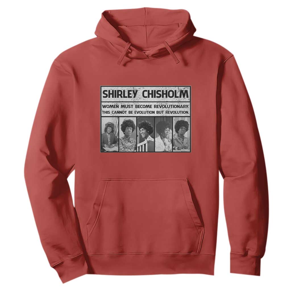Shirley Chisholm Quote Hoodie Women Must Become Revolutionary