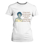 Shirley Chisholm Seat At The Table Quote T Shirt For Women Female Empowerment History Gift