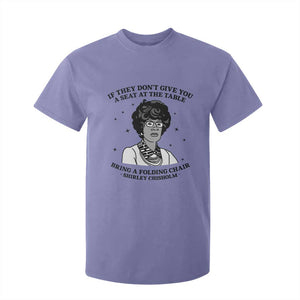 Shirley Chisholm Seat At The Table Quote T Shirt For Kid Black History Month Gift