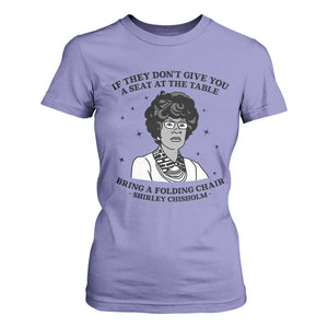 Shirley Chisholm Seat At The Table Quote T Shirt For Women Black History Month Gift