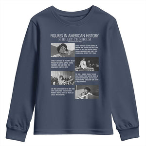Shirley Chisholm Youth Sweatshirt Black Woman Leadership Icon