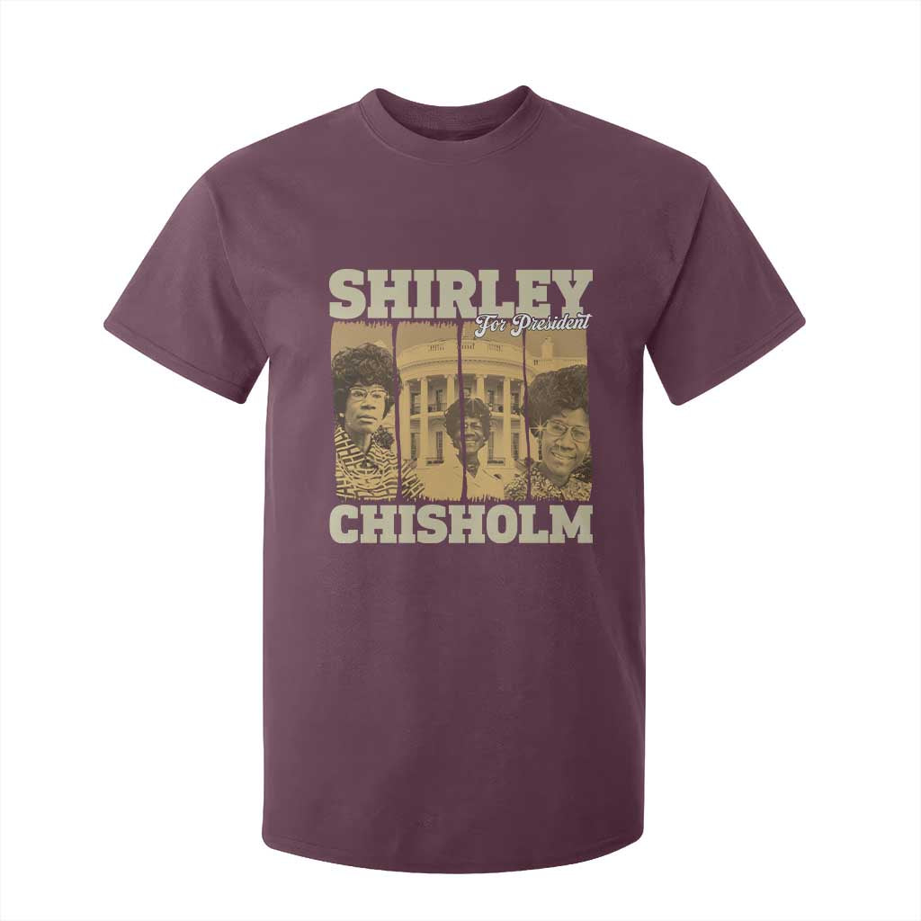 Shirley Chisholm For President T Shirt For Kid Historic Women Leader