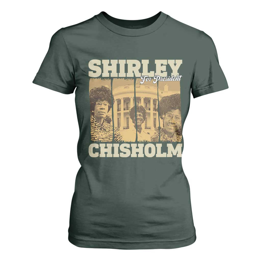 Shirley Chisholm For President T Shirt For Women Historic Women Leader