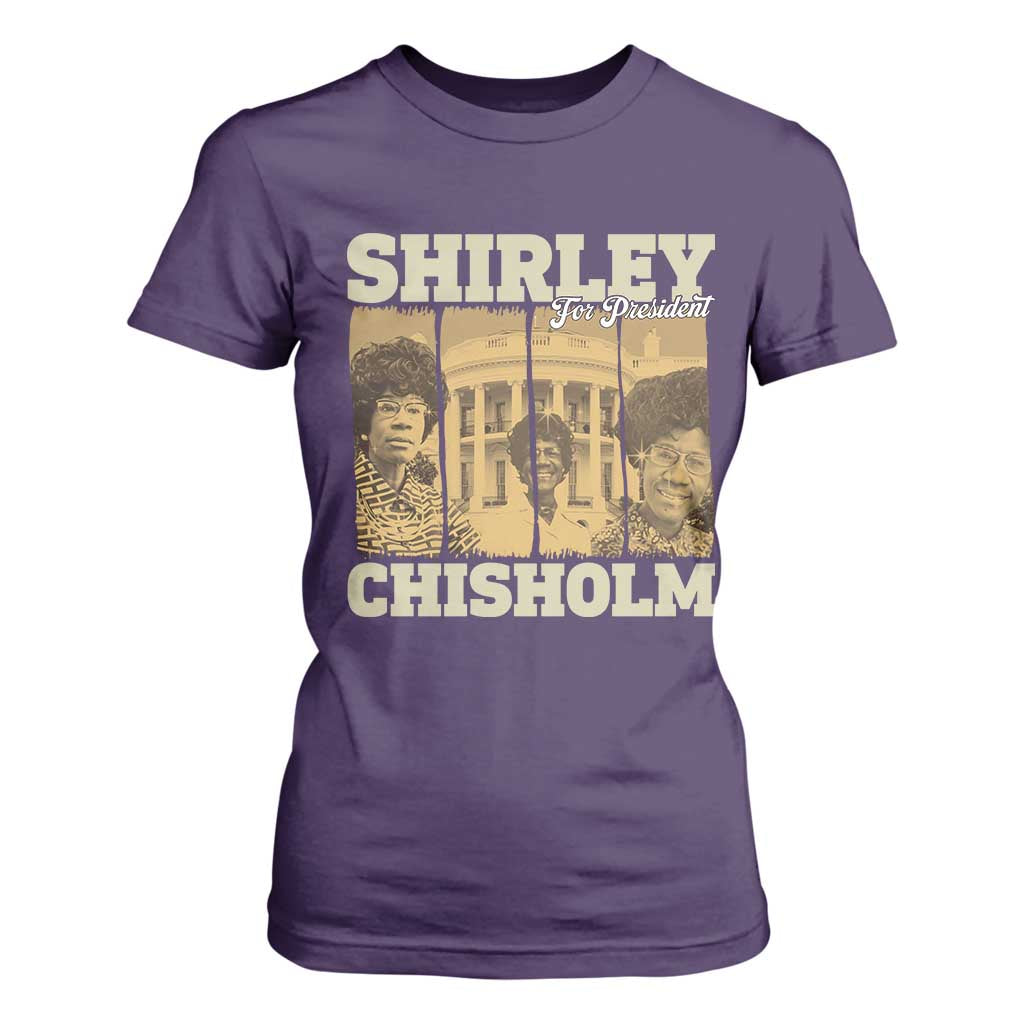 Shirley Chisholm For President T Shirt For Women Historic Women Leader