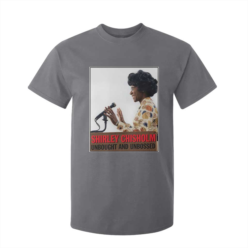 Shirley Chisholm Feminist Empowerment T Shirt For Kid Unbought And Unbossed