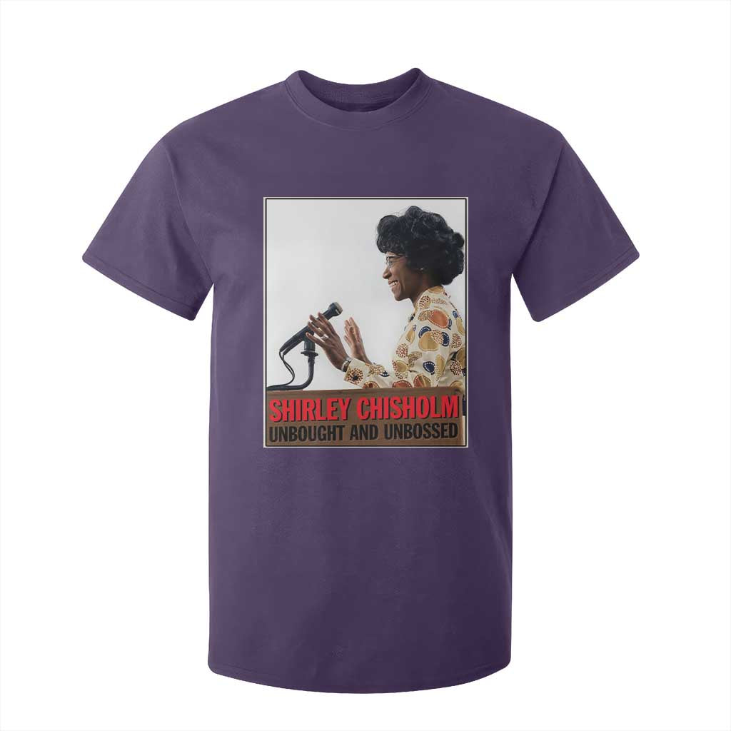 Shirley Chisholm Feminist Empowerment T Shirt For Kid Unbought And Unbossed