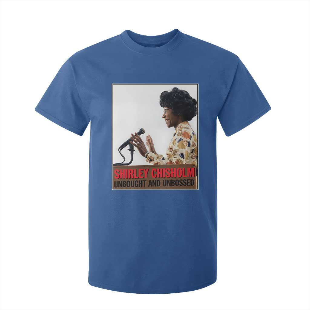 Shirley Chisholm Feminist Empowerment T Shirt For Kid Unbought And Unbossed