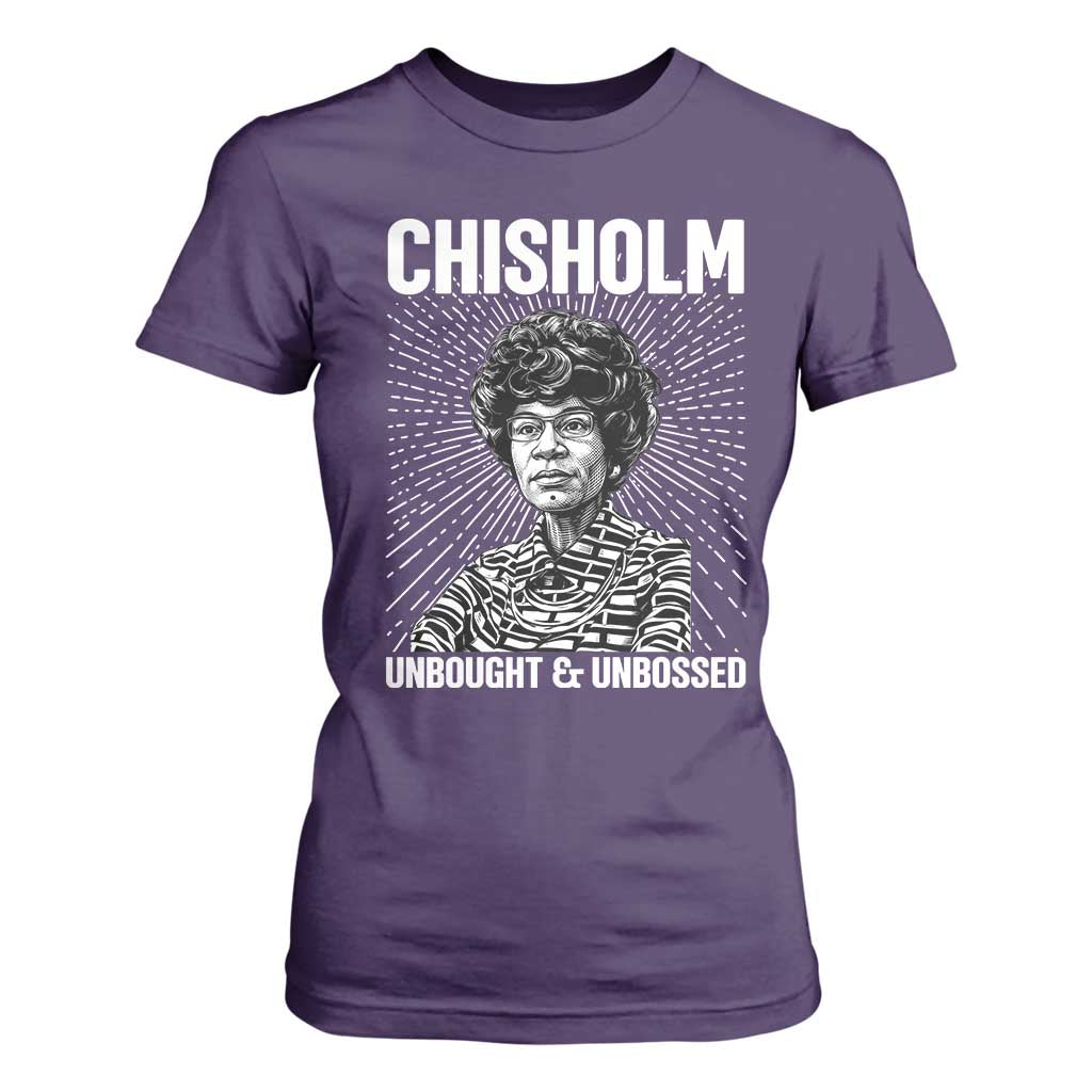 Shirley Chisholm Unbought And Unbossed Feminist T Shirt For Women