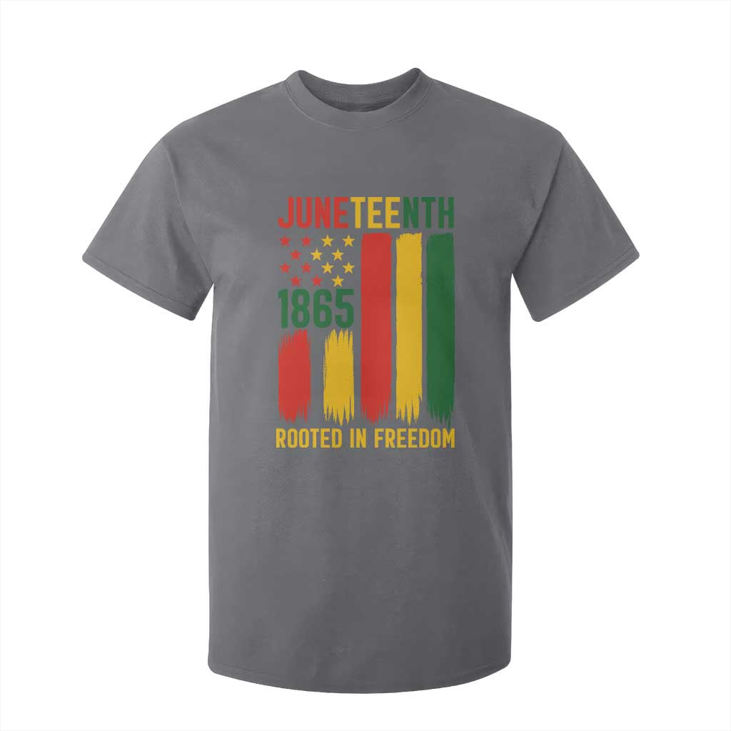 Juneteenth Rooted In Freedom 1865 T Shirt For Kid African American Pride
