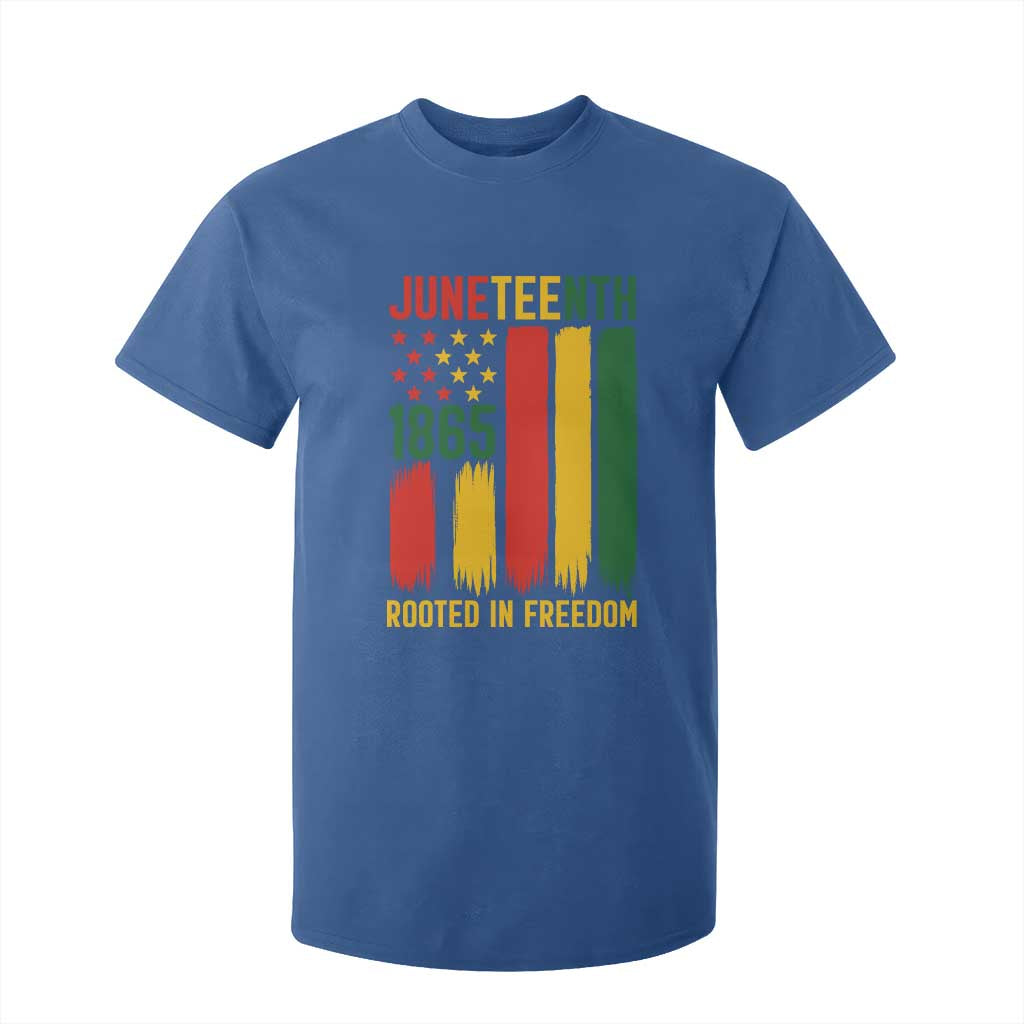 Juneteenth Rooted In Freedom 1865 T Shirt For Kid African American Pride