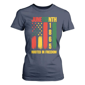 Juneteenth 1865 Freedom Pride T Shirt For Women African American Heritage Graphic