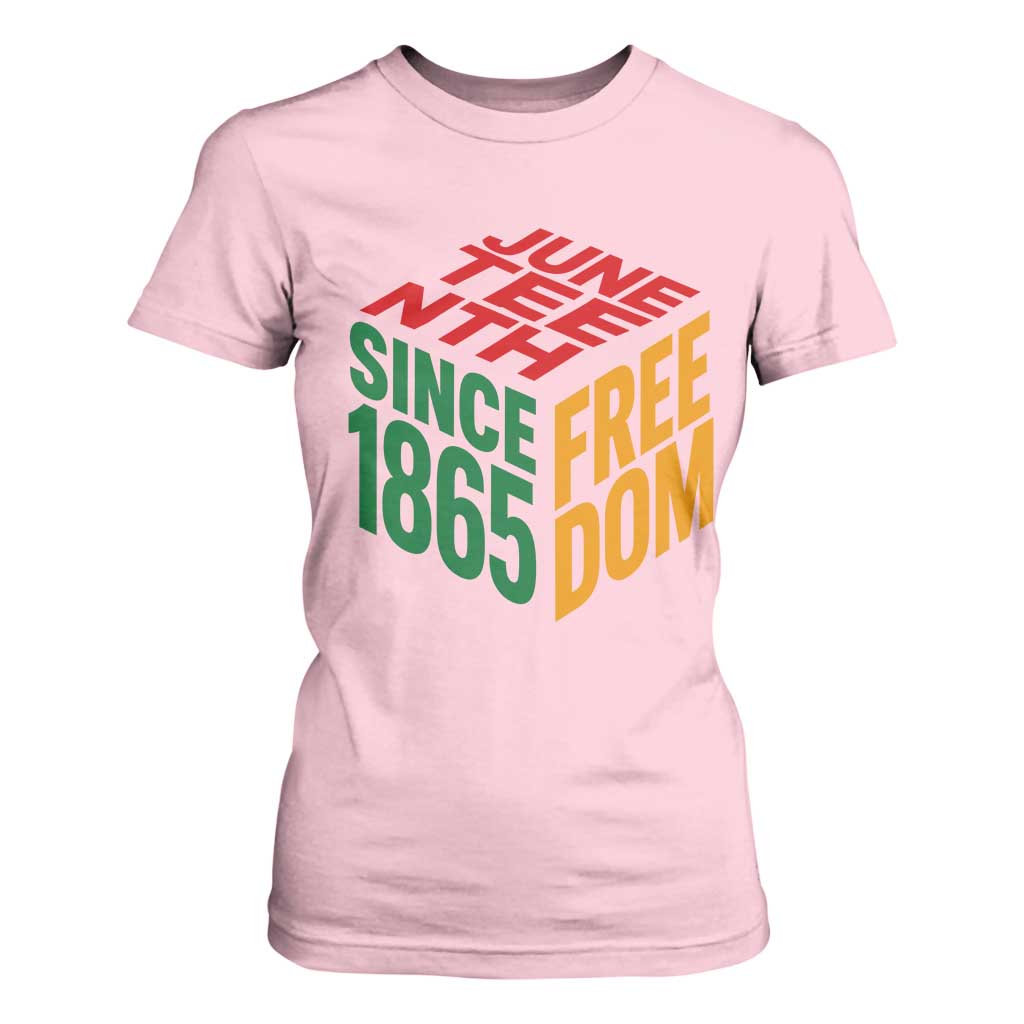 Juneteenth 1865 Freedom T Shirt For Women African American Pride