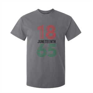Vintage Juneteenth 1865 T Shirt For Kid Retro Striped Number Graphic