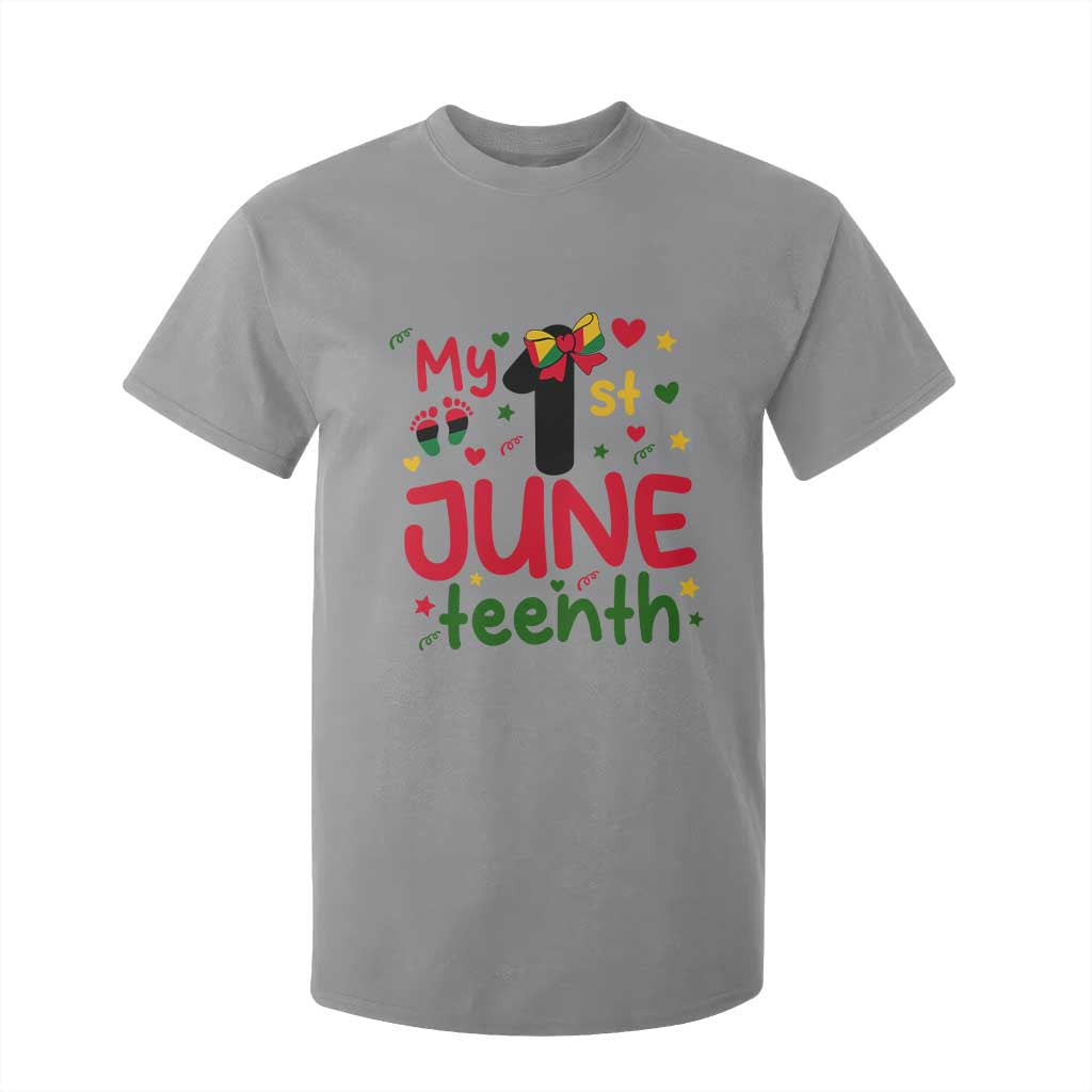 My First Juneteenth T Shirt For Kid African American Baby Freedom Day